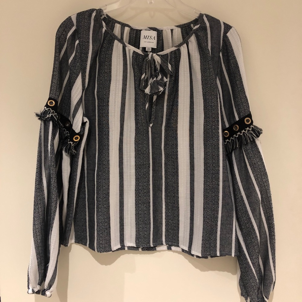 MISA black and white top